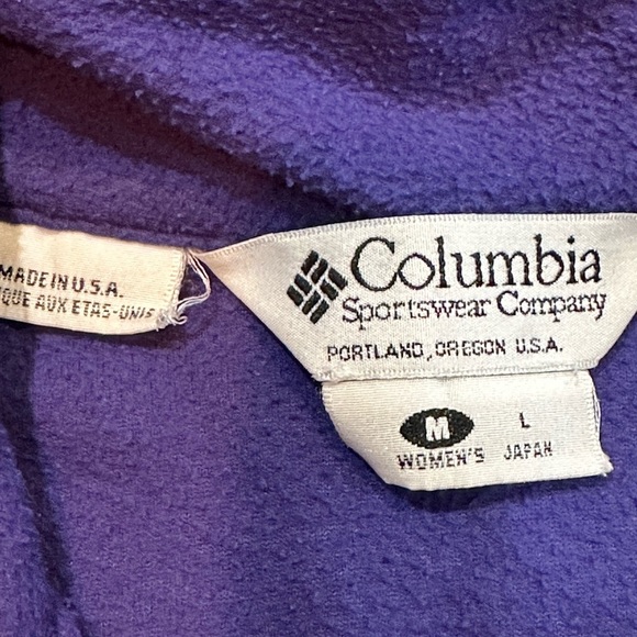 Columbia women’s fleece slim fit pullover jacket size M - Picture 5 of 6
